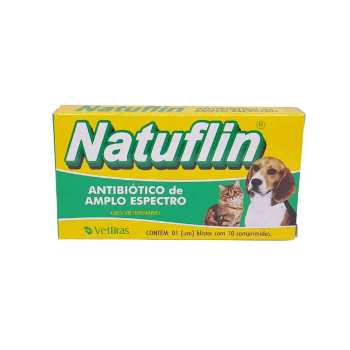 Imagem de NATUFLIN ANTIBIOTICO 10 COMPRIMIDOS