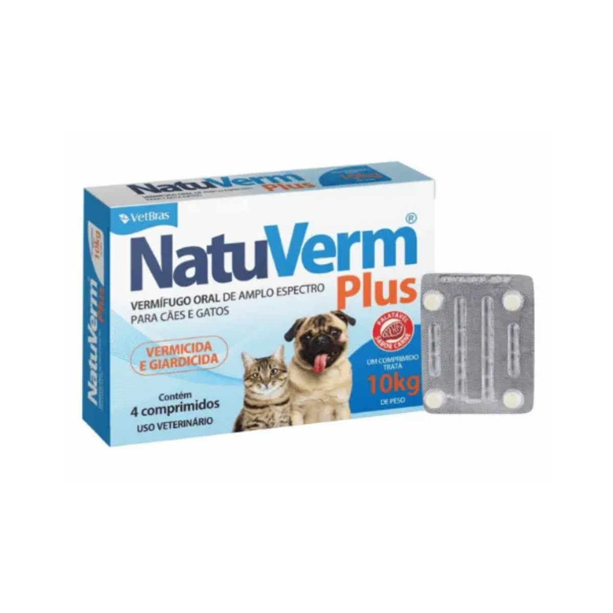 Imagem de NATUVERM PLUS 4 COMPRIMIDOS