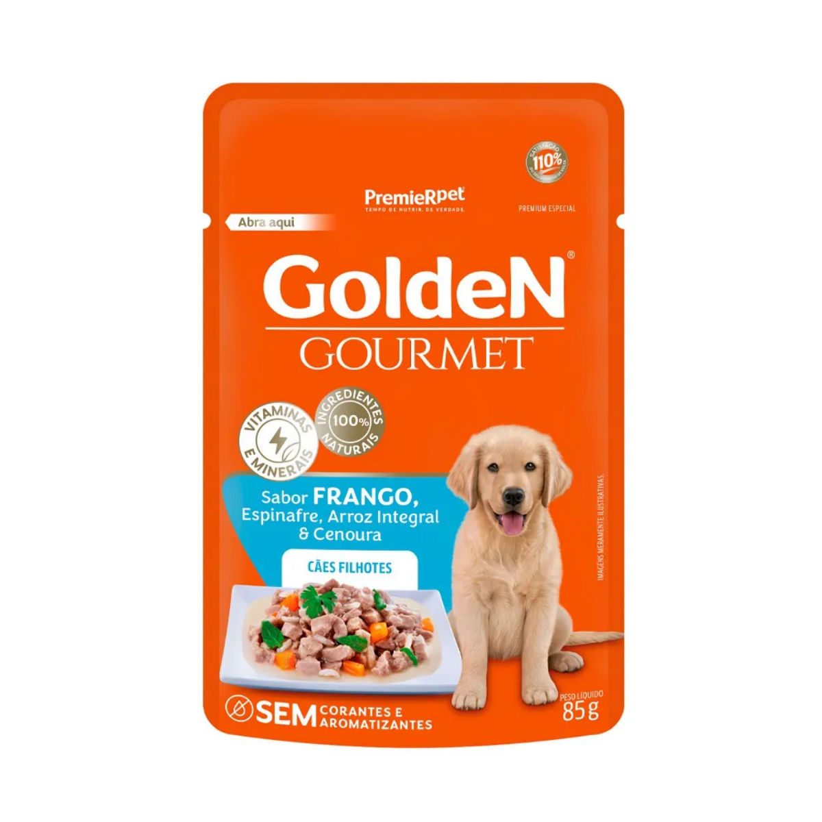 Imagem de SACHE GOLDEN GOURMET CAES FILHOTE FRANGO 85 G