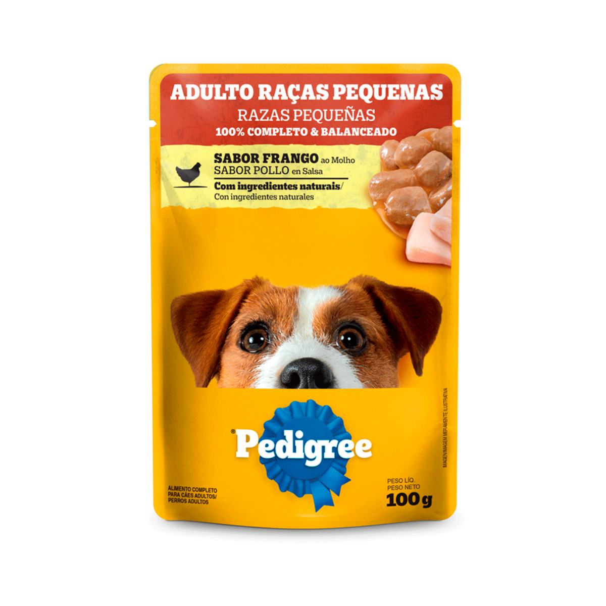 Imagem de PEDIGREE SACHE RAÇAS PEQUENAS FRANGO 100G